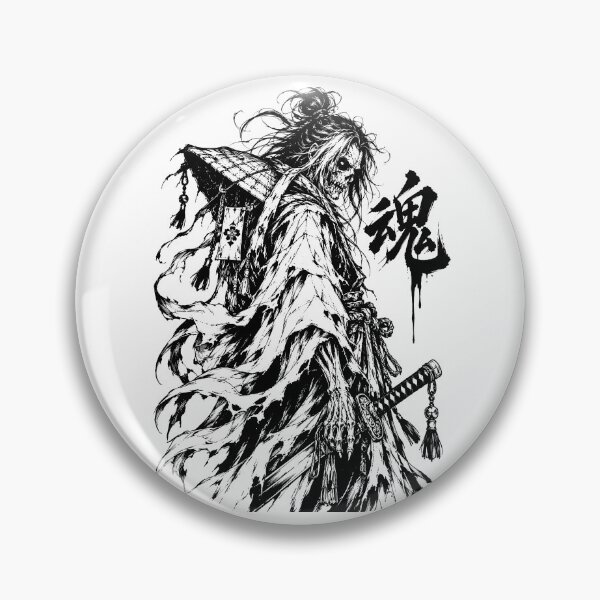 Item preview, Spectral Samurai and the Soul Kanji designed and sold by bapupa.