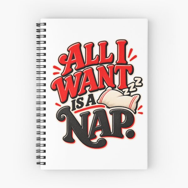 Item preview, All I Want Is a Nap – Funny Sleep Lover Quote designed and sold by Pali's shop.