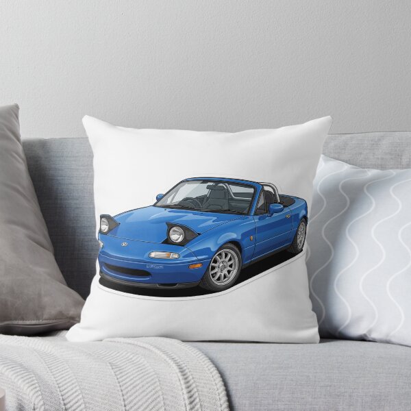 Item preview, 1992 Mariner Blue Mazda Miata NA Pop-Up Headlights Sticker designed and sold by Fixnovaguide.