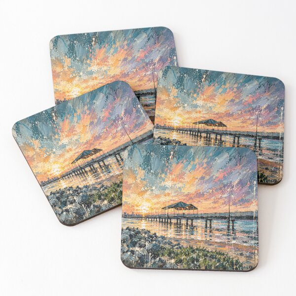 Item preview,  Redcliffe Australia.  Rocky Seashore  designed and sold by BRETT'S ART STUDIO.
