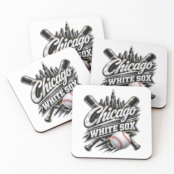 Item preview, Chicago Baseball Skyline Crossed Bats Athletic Sports Graphic designed and sold by MountanBaugh.