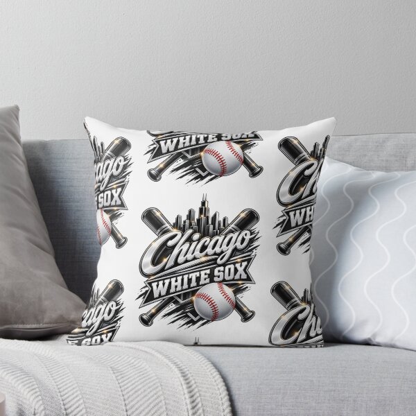 Item preview, Chicago Baseball Skyline Crossed Bats Athletic Sports Graphic designed and sold by MountanBaugh.