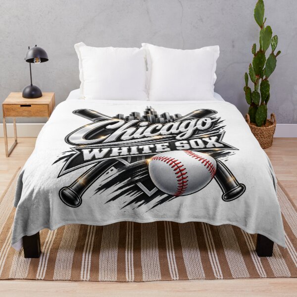 Item preview, Chicago Baseball Skyline Crossed Bats Athletic Sports Graphic designed and sold by MountanBaugh.