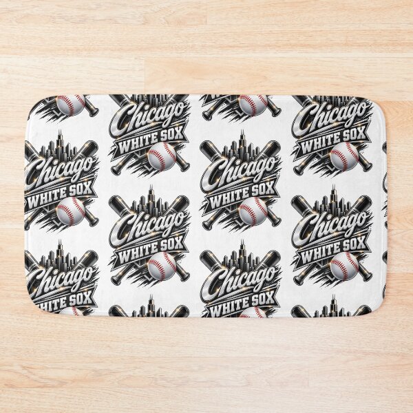 Item preview, Chicago Baseball Skyline Crossed Bats Athletic Sports Graphic designed and sold by MountanBaugh.