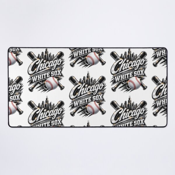 Item preview, Chicago Baseball Skyline Crossed Bats Athletic Sports Graphic designed and sold by MountanBaugh.