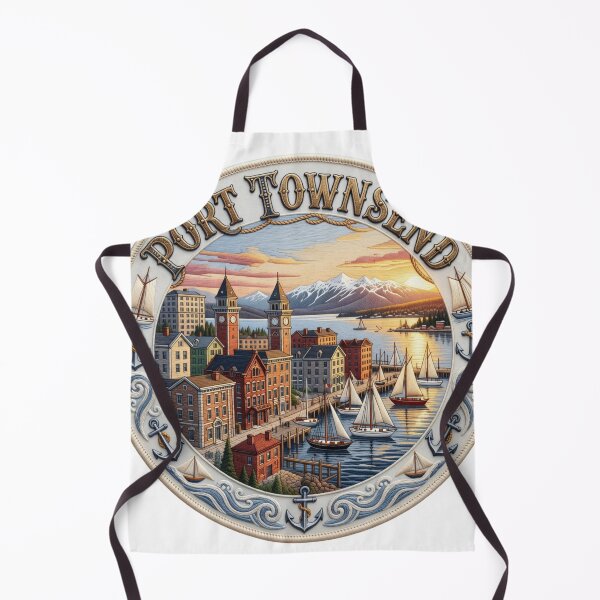 Item preview, Port Townsend Washington USA Victorian Seaport Sailboat Harbor designed and sold by Imaginarium of Chaos falcon88 .