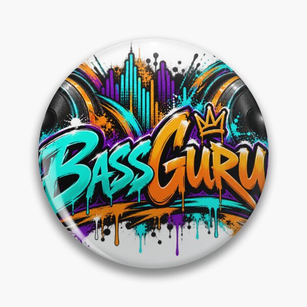 Item preview, BassGuru - Graffiti designed and sold by DeinDesignDepot.
