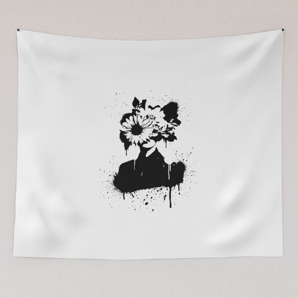Item preview, Beautiful Chaos - Grunge Floral Mind designed and sold by offquote. by nttglyphs.