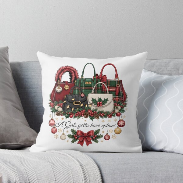 Item preview, A Girls Gotta Have Options – Christmas Handbags Holiday Fashion Art designed and sold by jkrphoto.