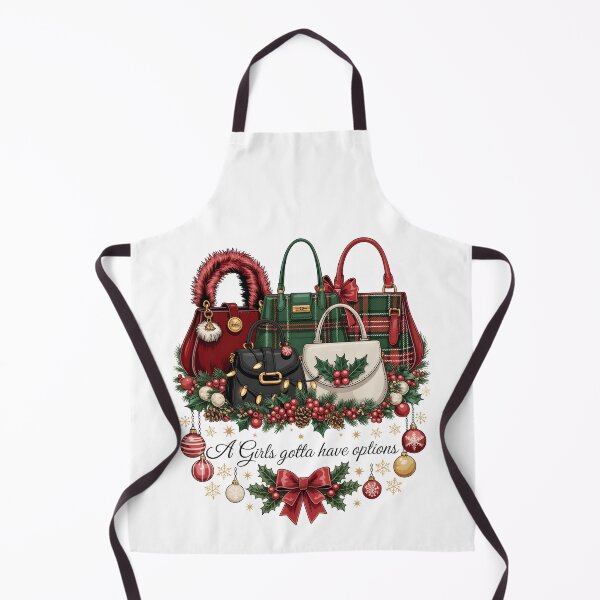 Item preview, A Girls Gotta Have Options – Christmas Handbags Holiday Fashion Art designed and sold by jkrphoto.