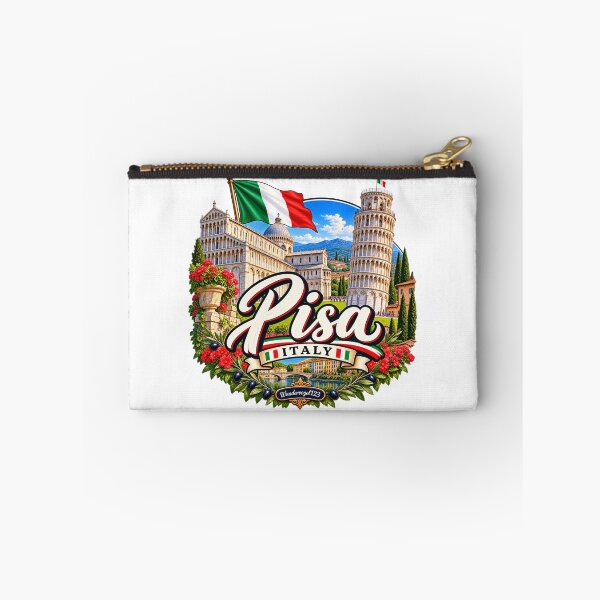 Item preview, Pisa, Italy – Leaning Tower, Cathedral & Tuscany Vintage Design designed and sold by Wandervogel123.