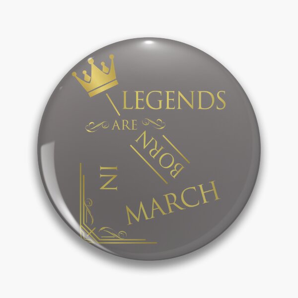 Item preview, Legends Are Born In March Birthday Crown-2 designed and sold by JAMEROCK.