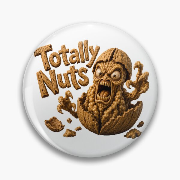 Item preview, Totally Nuts Scary Walnut Monster Funny Horror Food Art designed and sold by HorrorWorldWeb.