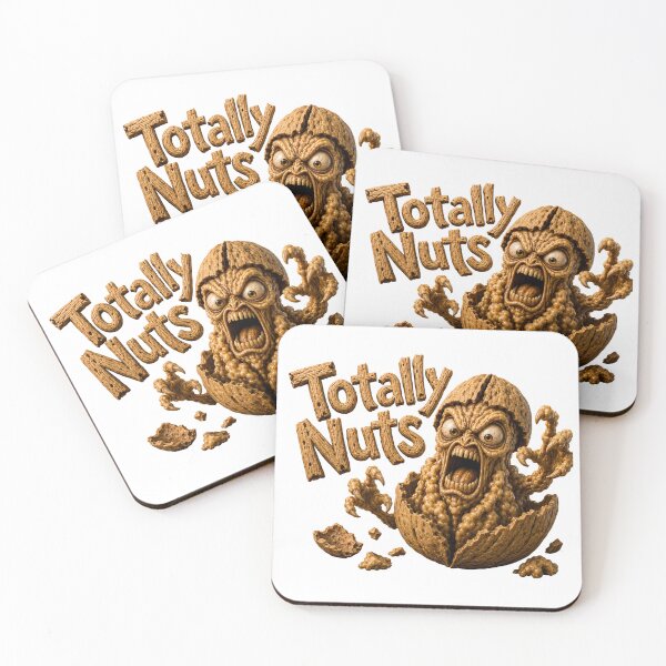 Item preview, Totally Nuts Scary Walnut Monster Funny Horror Food Art designed and sold by HorrorWorldWeb.