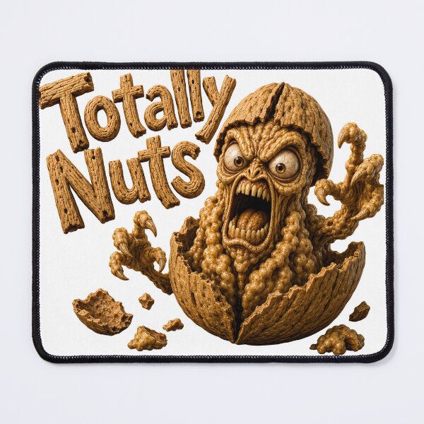 Item preview, Totally Nuts Scary Walnut Monster Funny Horror Food Art designed and sold by HorrorWorldWeb.
