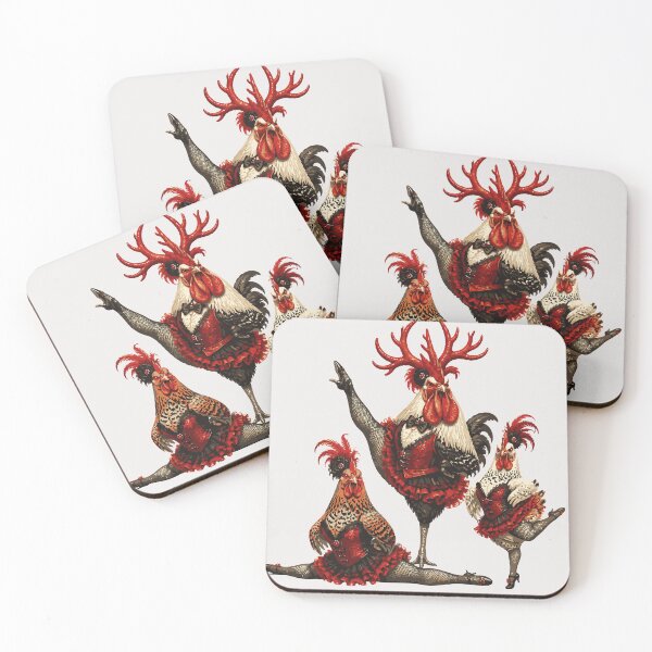 Item preview, The Farmyard Follies Three French-Hens designed and sold by taiche.