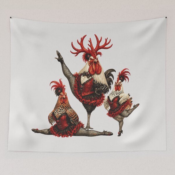 Item preview, The Farmyard Follies Three French-Hens designed and sold by taiche.