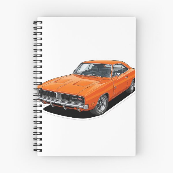 Item preview, 1969 Go Mango Dodge Charger R/T Classic Muscle Car Sticker designed and sold by Fixnovaguide.