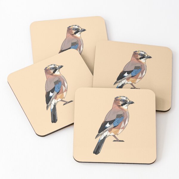 Item preview, A jay - Eurasian jay - Cubism style jay designed and sold by ParadoxParadox.