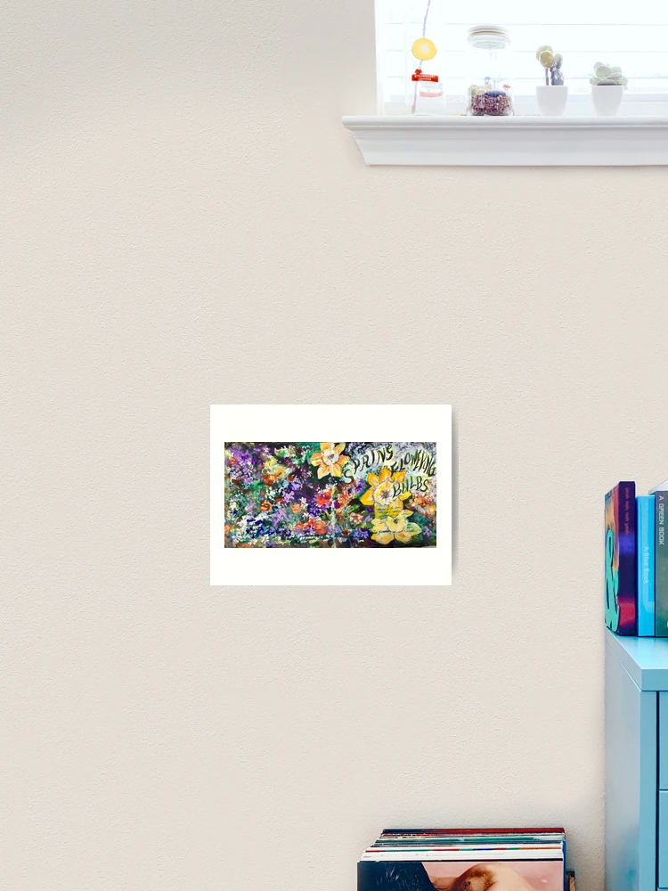 Thumbnail 2 of 3, Art Print, Spring Bulbs Flowering designed and sold by WrenCottage.