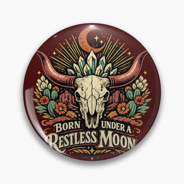 Item preview, Born Under a Restless Moon — Wild Western Soul designed and sold by VesperWild.