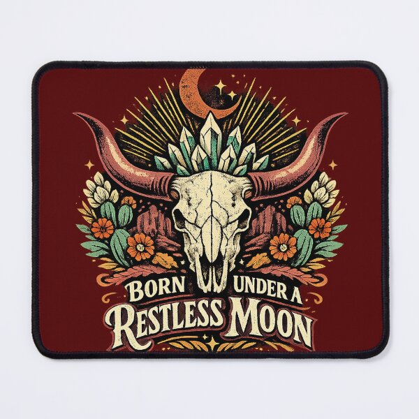 Item preview, Born Under a Restless Moon — Wild Western Soul designed and sold by VesperWild.