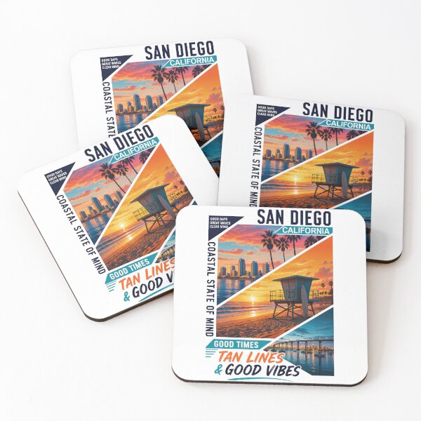 Item preview, Tan Lines and Good Vibes Only in Sunny San Diego designed and sold by KLERIKSTORE.