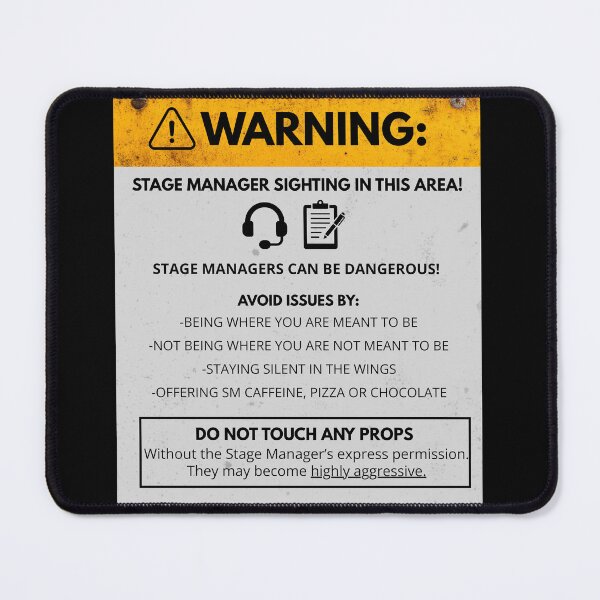 Item preview, Caution: Stage Manager designed and sold by In The Wings.