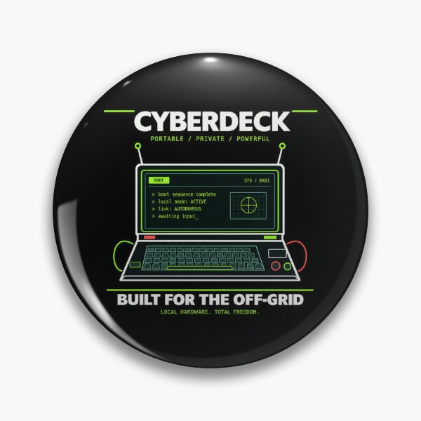 Item preview, Cyberdeck Computer – DIY Portable Terminal, Retro Tech & Hacker Design designed and sold by amndro.