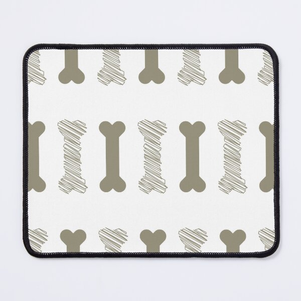 Artikelvorschau, niedliches Kissen mit Knochenmuster entworfen und verkauft von Print_This_Out.