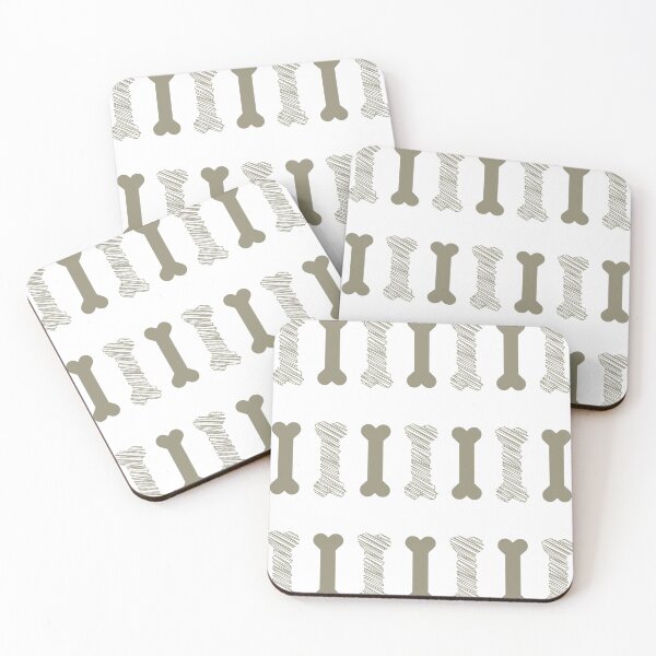 Item preview, cute scribble bones pillow designed and sold by Print_This_Out.