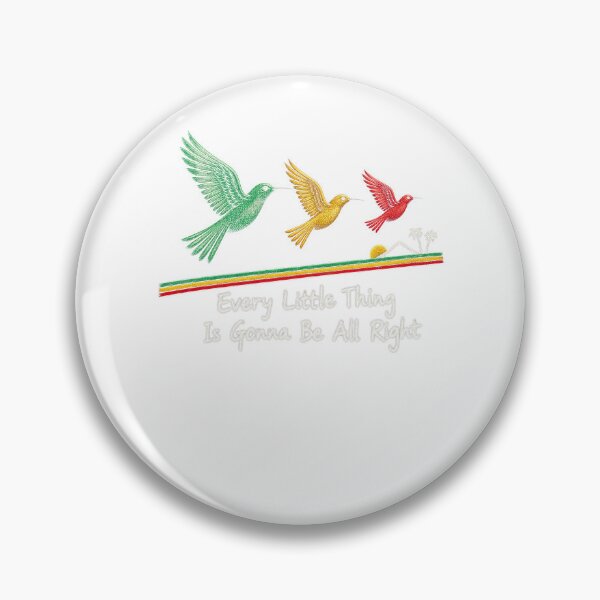 Item preview, Every Little Thing Is Gonna Be Alright Retro Birds Sunrise Reggae designed and sold by ParkerDuerson.