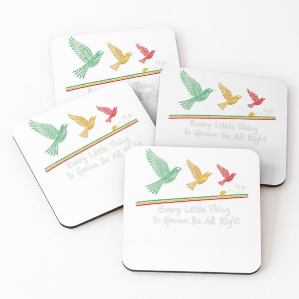 Item preview, Every Little Thing Is Gonna Be Alright Retro Birds Sunrise Reggae designed and sold by ParkerDuerson.