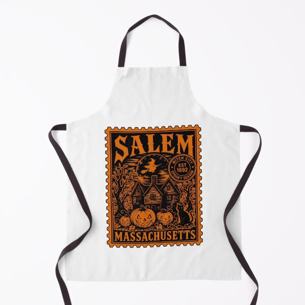 Item preview, Salem Witch City Massachusetts Vintage Stamp Halloween designed and sold by Dmo3HarkoArt.
