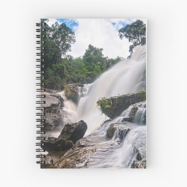 Item preview, Full Flood — Waterfall Thundering Under a Blue Sky, Northern Thailand designed and sold by Jomsunshine.