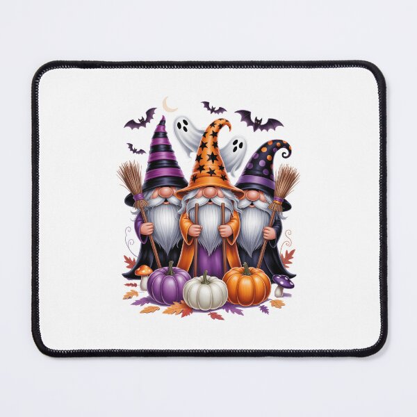 Item preview, Halloween Gnomes Witch Squad – Spooky Autumn Pumpkins Art designed and sold by jkrphoto.