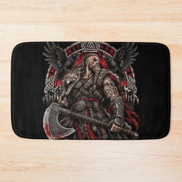 Item preview, Viking Berserker Valhalla Axe Warrior designed and sold by ValhallaHub.