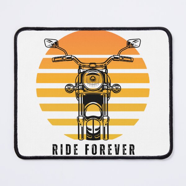 Item preview, Retro Motorcycle Ride Forever Vintage Sunset Design designed and sold by Appu6667.
