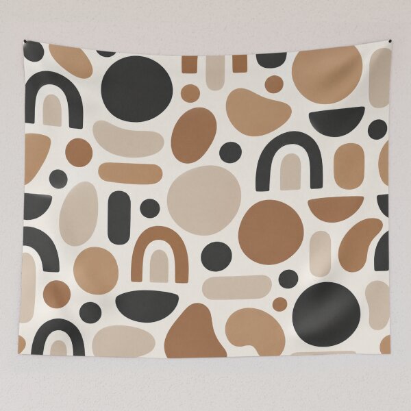 Item preview, Mid Century Boho Arches Geometric Seamless Pattern designed and sold by Shivora Studio.