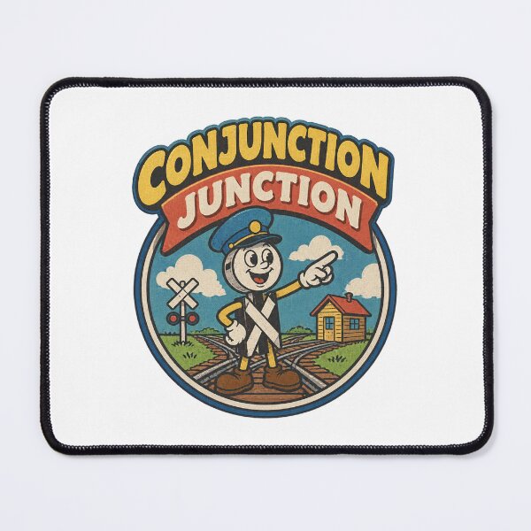 Item preview, Conjunction Junction Inspired Educational Retro Design designed and sold by sabbyismine.