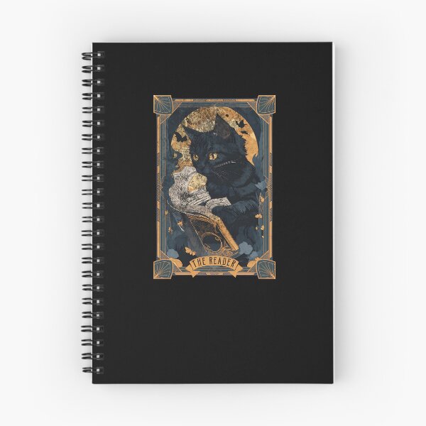 Item preview, The Reader Black Cat Tarot Art designed and sold by Dmo3HarkoArt.