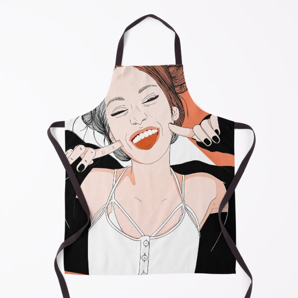 Item preview, Joyful Cheerful Girl Portrait Illustration designed and sold by Chroma Art Co.