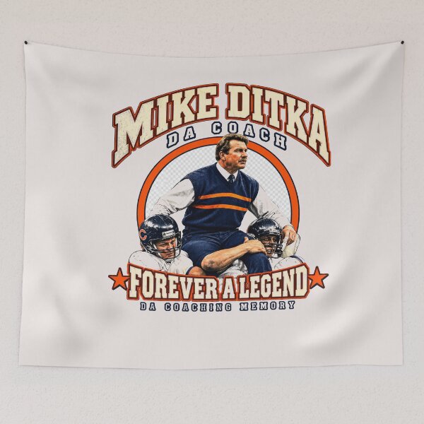 Aperçu de l'œuvre Mike Ditka créée et vendue par creativecolage.