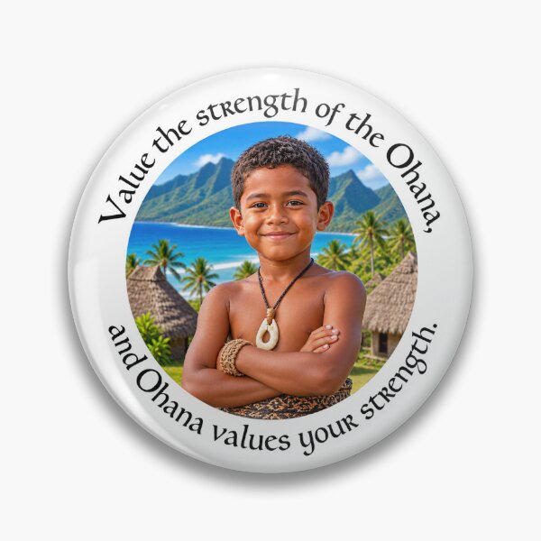 Item preview, Hawaii Family Proverb - Value the strength of the Ohana | Pacific Art designed and sold by ShakaLife.org.