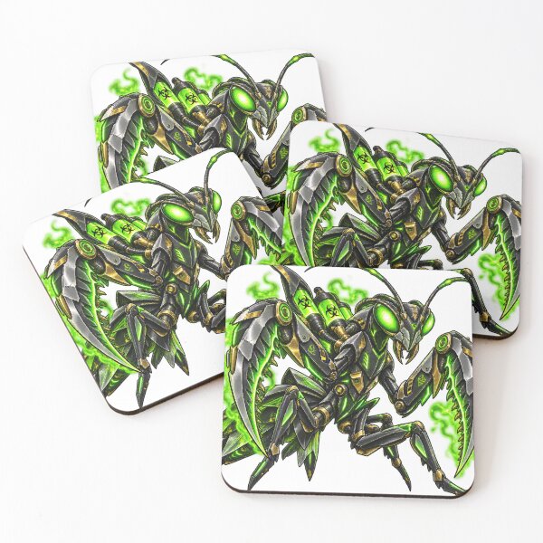 Item preview, Cyberpunk Biohazard Toxic Cyber Mantis Art designed and sold by RiteshCenter .