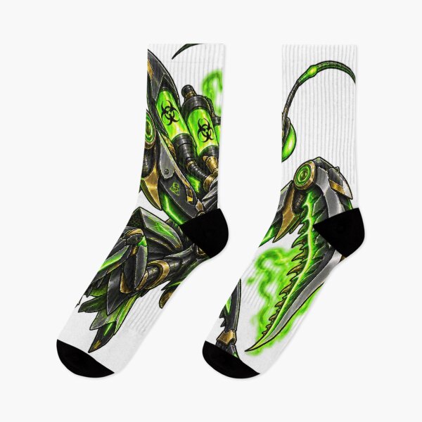 Item preview, Cyberpunk Biohazard Toxic Cyber Mantis Art designed and sold by RiteshCenter .