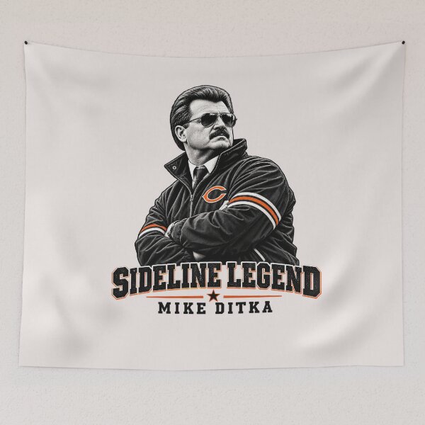 Aperçu de l'œuvre Mike Ditka créée et vendue par creativecolage.