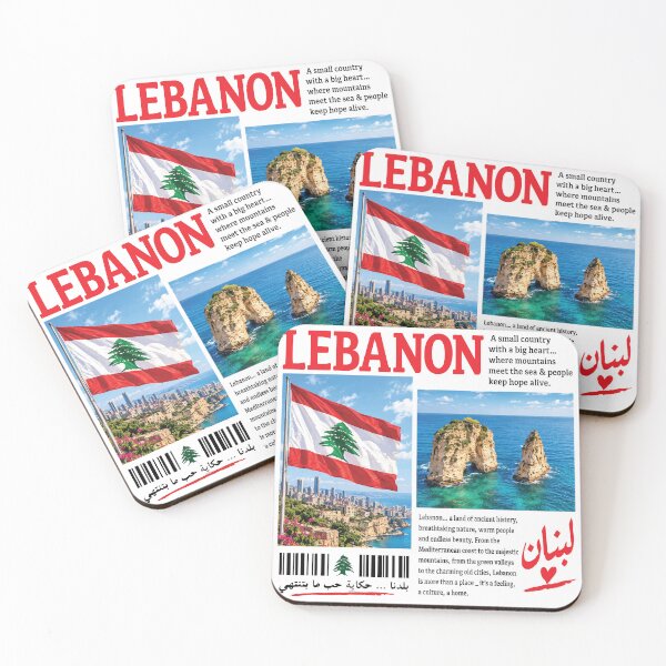 Item preview, Lebanon Endless Love Lebanese Beauty Tourism Design -drk designed and sold by Hurriyyatee.