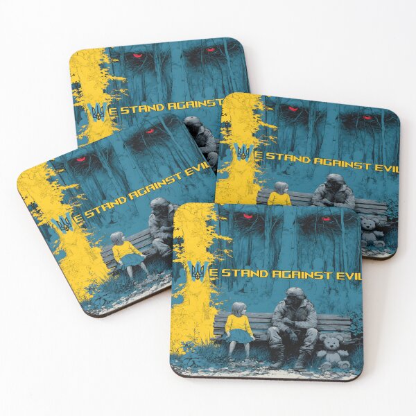 Item preview, Ukraine brave art  We Stand Against Evil designed and sold by LolaReichel.
