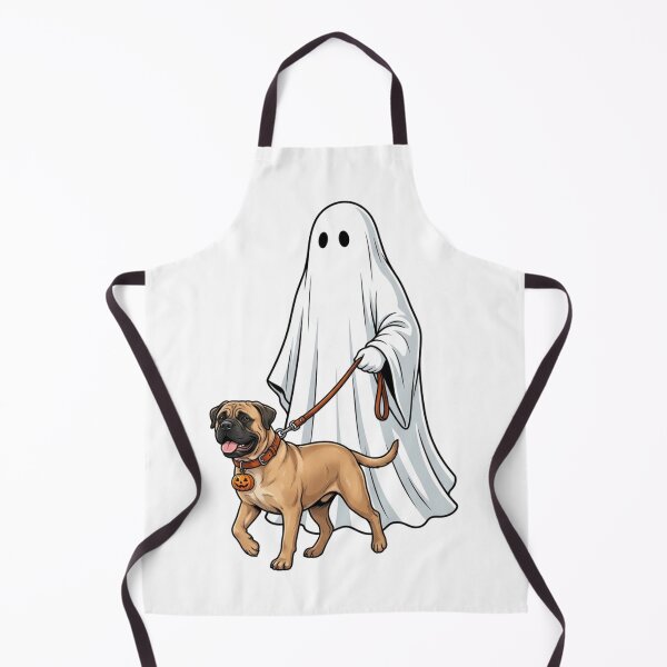 Item preview, English Mastiff Ghost Walking Dog Halloween Spooky Dog Mom Bullmastiff Humor designed and sold by raedattia.